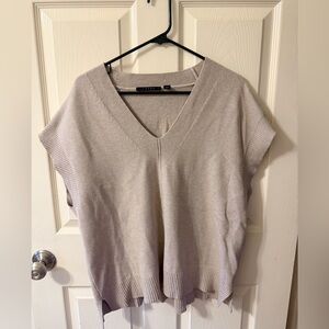 Cyrus Light Beige V-Neck Sweater
